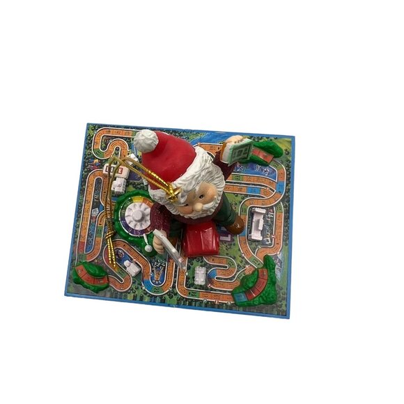 ENESCO World's Greatest Board Games Life Christmas Tree Ornament Santa 1997 Box - Picture 3 of 9
